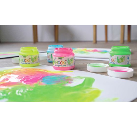 MUCKI Squeaky finger paint