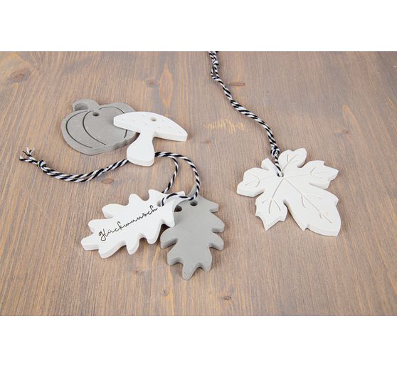 Silicone casting mould "Pumpkin, mushroom, leaf"