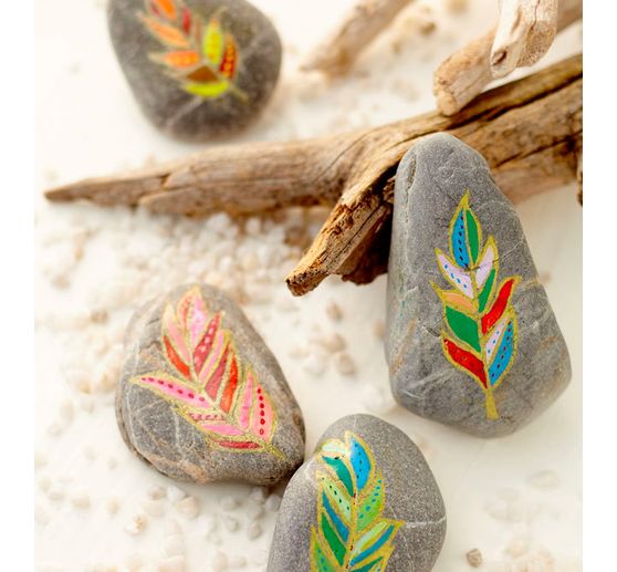 Creative Set "Steine bemalen im Boho-Look"