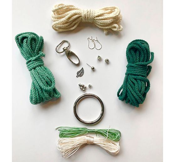 Macramé-Jewellery set "Choose Happy"