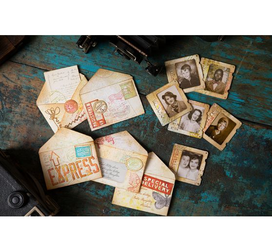 Sizzix Thinlits punching template "Collector by Tim Holtz"