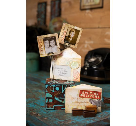 Výseková šablona Sizzix Thinlits "Postale by Tim Holtz"