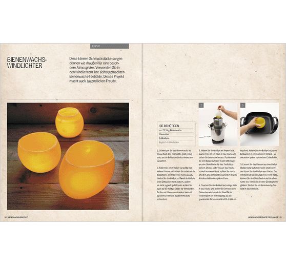 Kniha "Bienenwachs-Werkstatt"