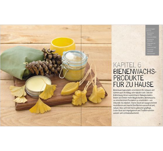 Kniha "Bienenwachs-Werkstatt"