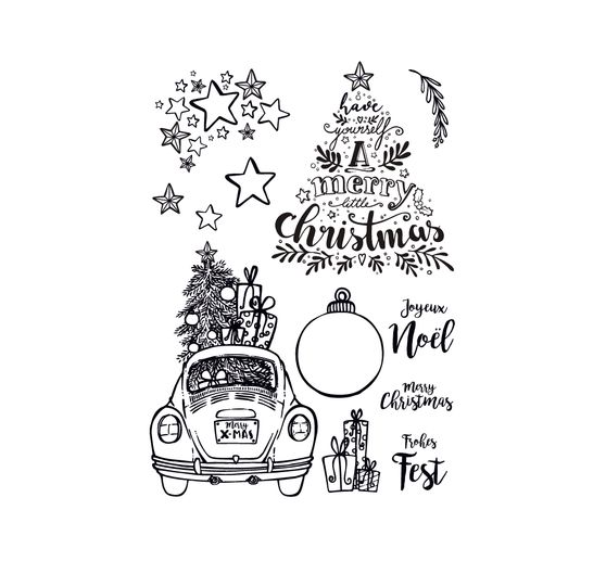 VBS Silikonové razítko "Merry X-Mas"