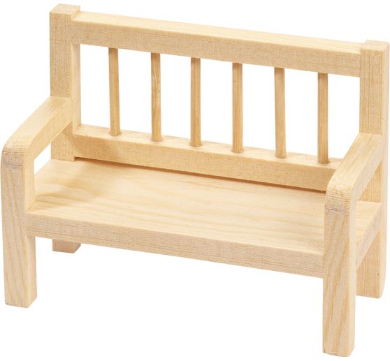 Miniaturní lavička