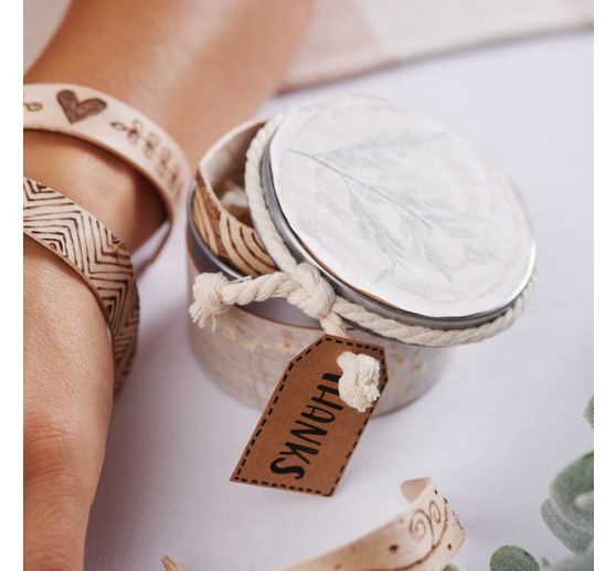 VBS Metal cans / Soap tins "Round", 12 pieces