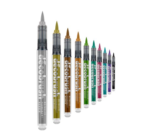 Karin Decobrush Metallic, 10 colors set