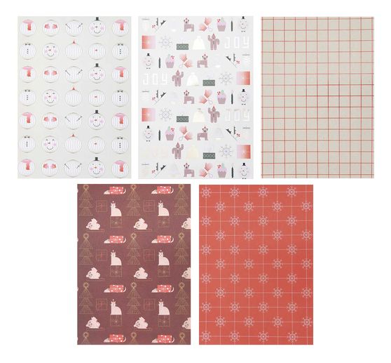 Řemeslný papírový blok "Miluji Vánoce"