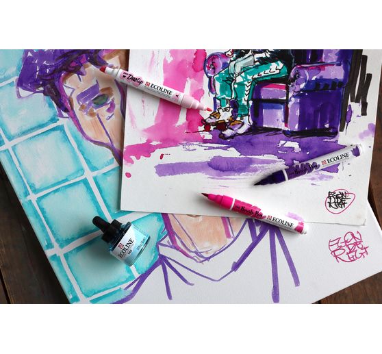 Talens Ecoline Duotip "Basic-Set"