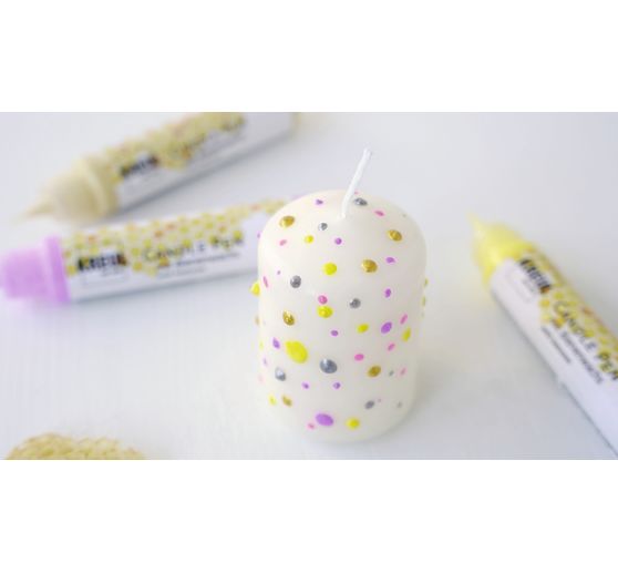 Svíčka KREUL "Bee Happy", sada 6 kusů