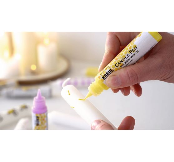 Svíčka KREUL "Bee Happy", sada 6 kusů