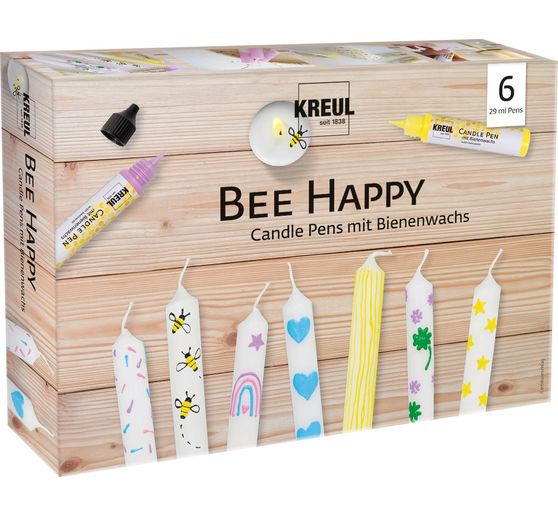 Svíčka KREUL "Bee Happy", sada 6 kusů