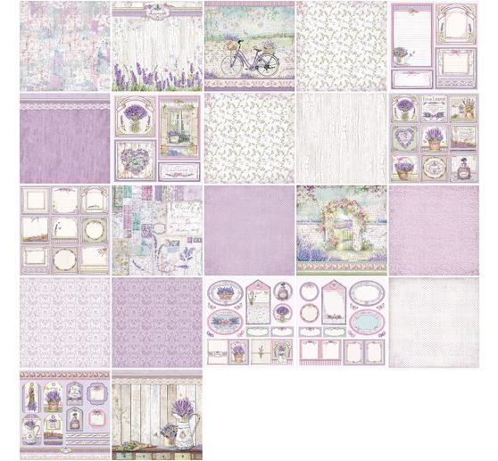 Scrapbook block "Provence"