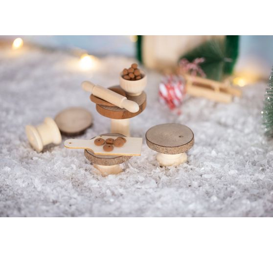 Mini sada na tvoření "Pečení dvířek pro skřítka"