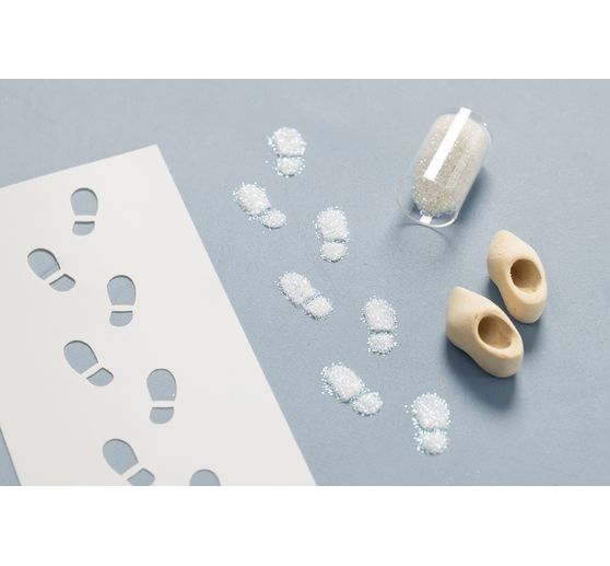 Mini craft set Secret Santa door "Footprints"