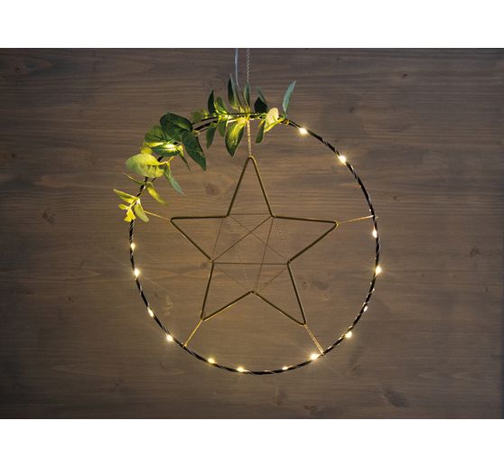 Kovový prsten "Star", sada 3 kusů, zlatá barva