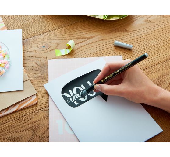 edding 1340 Brush pen "Metallic"