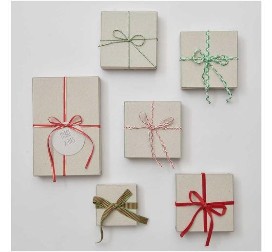 Rico Design Ribbons set "Lucky dip", Red-Green