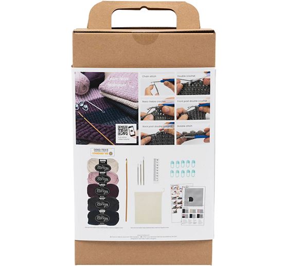 Learning set crocheting "Tea towels" 