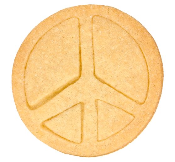 Cookie cutter "Peace"