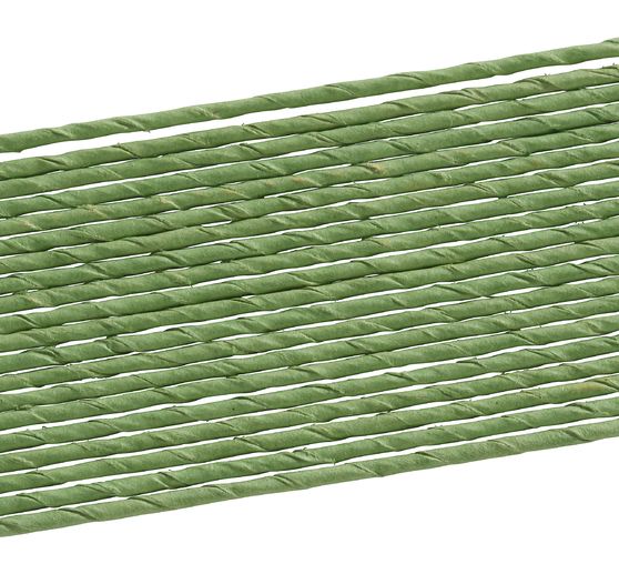 Drát na stonky květin, zelený