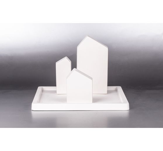 Casting mould "Houses with pitched roof"