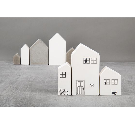 Casting mould "Houses with pitched roof"