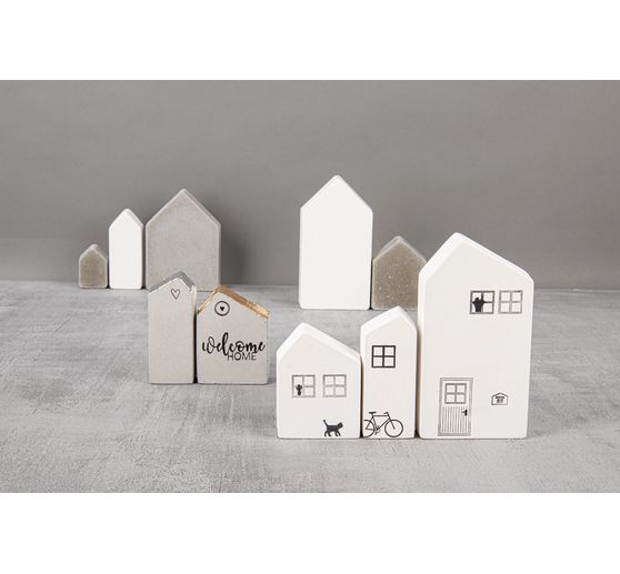 Casting mould "Houses with pitched roof"