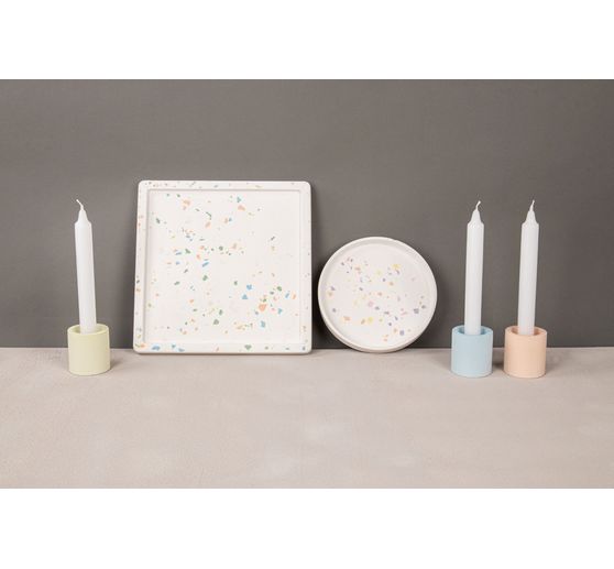 Casting mould "Decorative plate square"