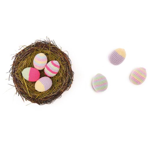 Rico Design Ricorumi Crochet set "Easter eggs Pastel"