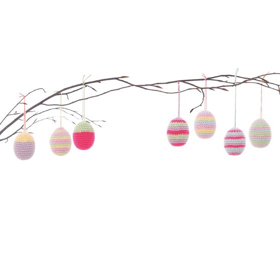 Rico Design Ricorumi Crochet set "Easter eggs Pastel"