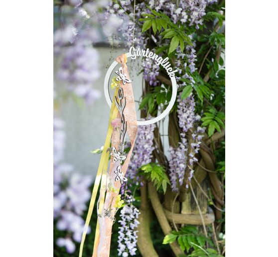 Sada dřevěných prstenů "Garden happiness"