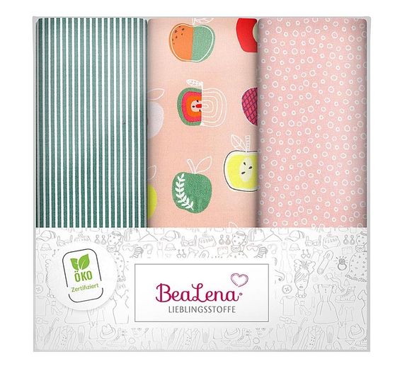 Bea Lena fabric package "Colorful apples"