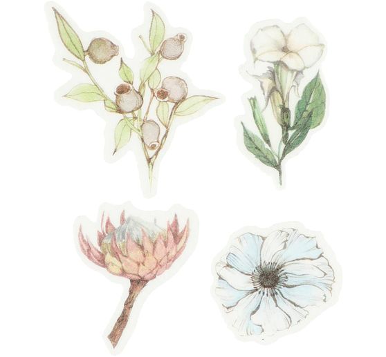 Washi Sticker "Flowers pastel"