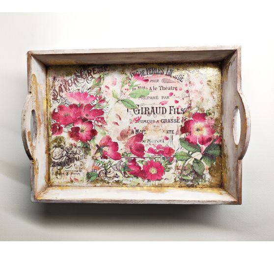 Motif straw silk "Soap scent"