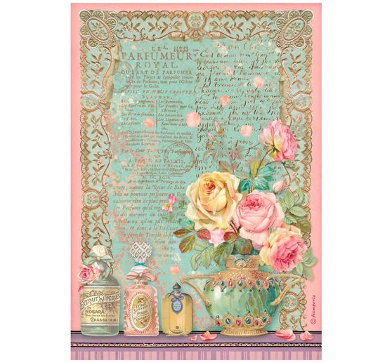 Parfumeur Royal" s motivem slámového hedvábí