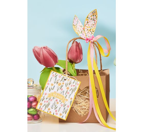 VBS Kraft papírová taška "Srdce"