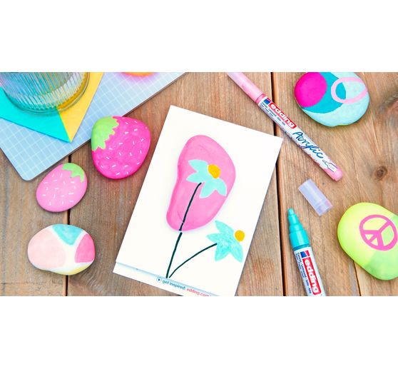 edding 5100 Acrylic "Acrylic marker - Pastel", Medium, set of 5