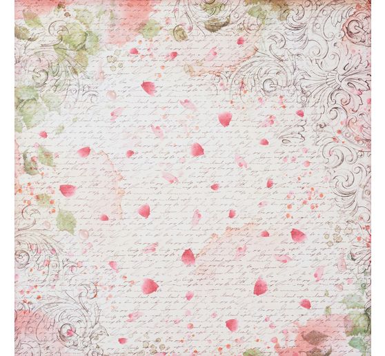 Scrapbook blok "Rose Parfum pozadí"