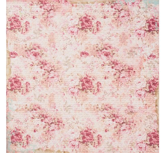 Scrapbook blok "Rose Parfum pozadí"