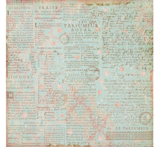 Scrapbook blok "Rose Parfum pozadí"