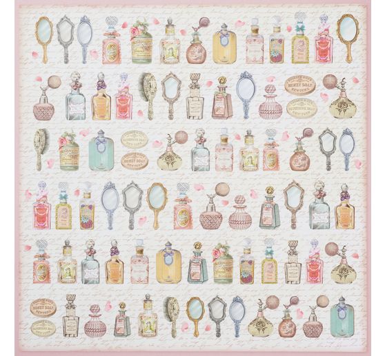 Scrapbook blok "Rose Parfum pozadí"