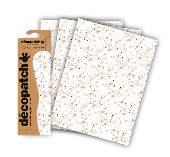 Décopatch papír "Mozaikové kameny", 3 kusy