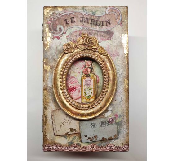 Slámová hedvábí s motivem "vůně zahrady