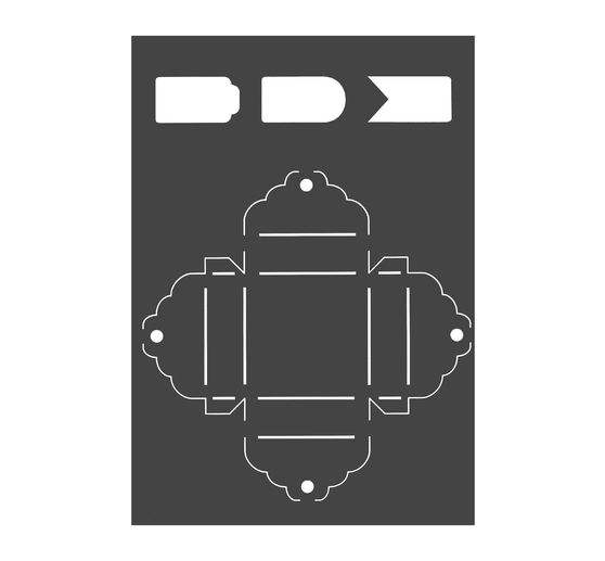 VBS Stencils set "Boxes with bow"