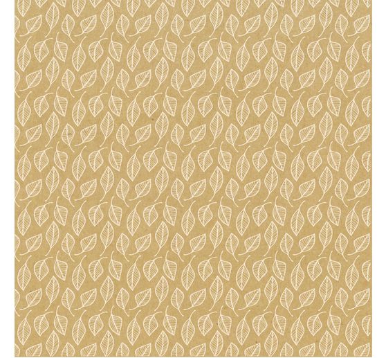 Folding paper assortment "Kraft paper Floral"