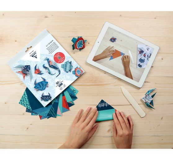 Folding paper assortment "Sea animals"