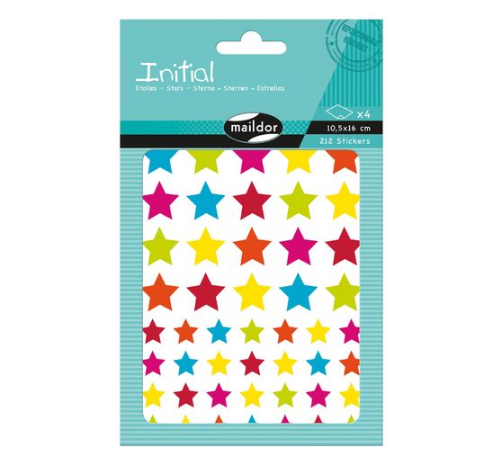 Samolepky "Barevné hvězdy"