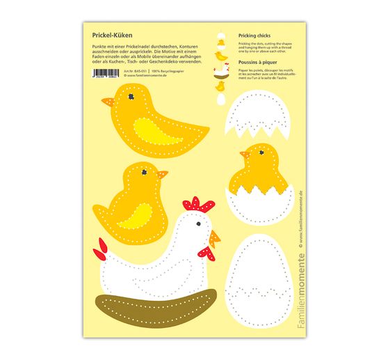 Prickle template set "Easter friends"